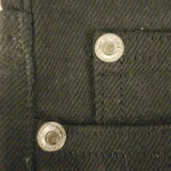 Golden Goose Asymmetric Waistband Skinny Jeans Black Size 28 - Picture 10 of 10